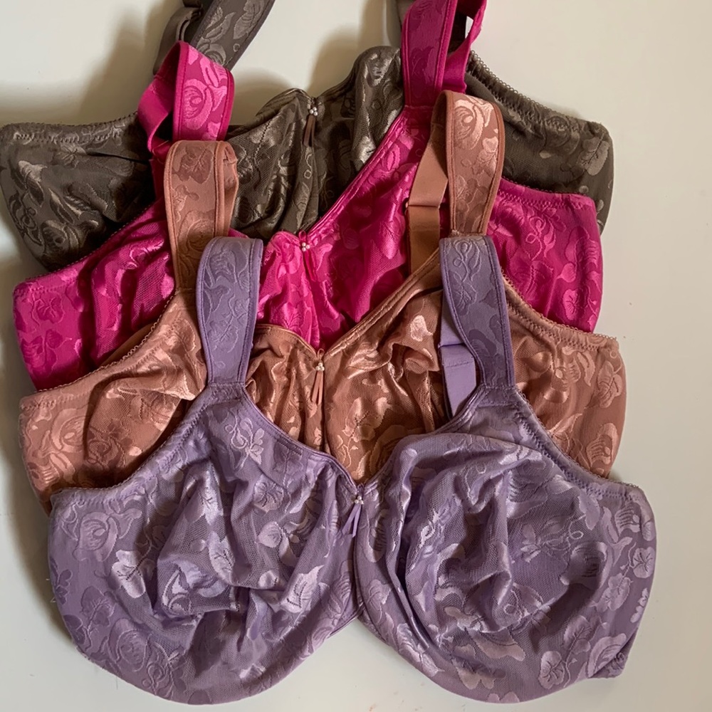 Wacoal 85567 Awareness Seamless Underwire (4) Bra bundle/lot Size 40G